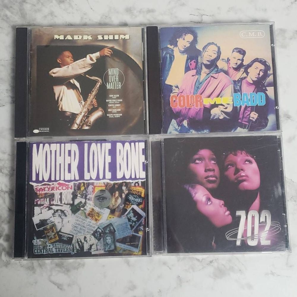 CD Bundle Mark Shim,Mother Love Bone, Color Me Baddeley, and 702